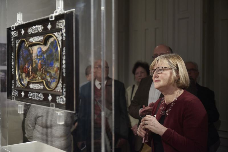 Drágaköre festve c. kiállítás megnyitója