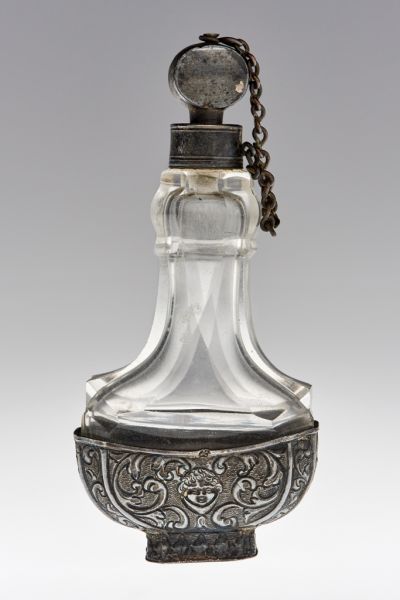 Illatszeres palack dugóval, 19. század, Itália