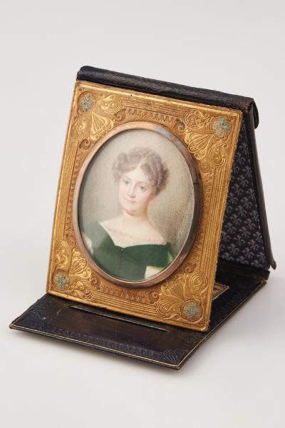 Miniatűr képmás - női mellkép: Berthe Princesse de Rohan, Franz Maschek, 19. század első fele, Csehország