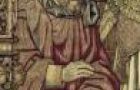 Jézus születése, részlet, brüsszeli kárpit, 1507 után