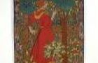 Vörösruhás nő, Rippl-Rónai kárpit, 1898