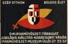 Táncsik Mihály: Az O. M. Iparművészeti Társulat jubiláris kiállításának plakátja, 1937