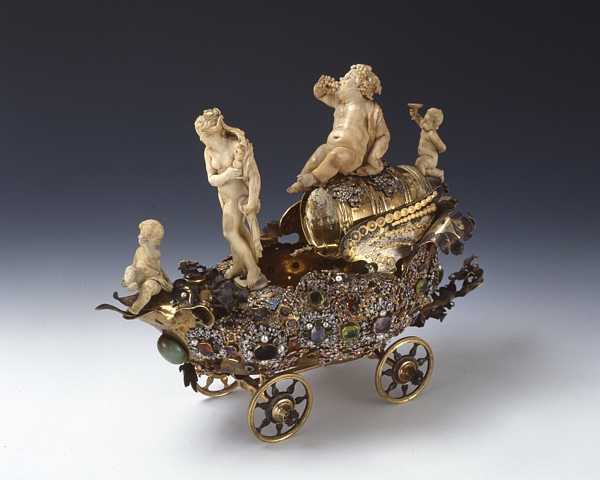 Bacchus diadala, augsburgi asztaldísz, 1660-65