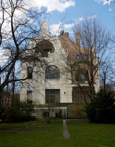 Épületfotó - az Egger-villa (Budapest, Városligeti fasor 24.) főhomlokzata