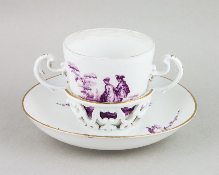 Csokoládés csésze aljjal - Ún. trembleuse