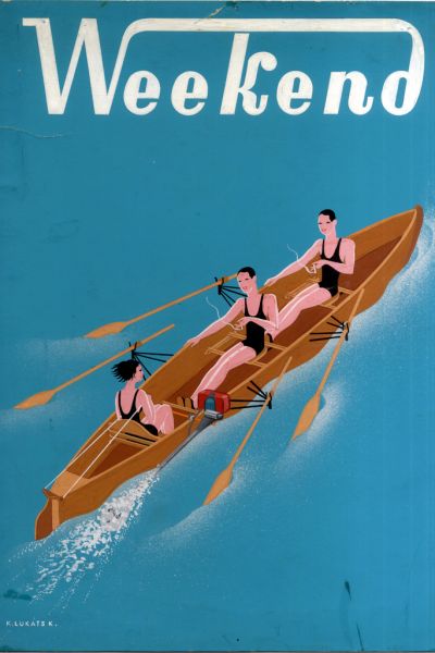 Terv - Weekend kajak részére plakát