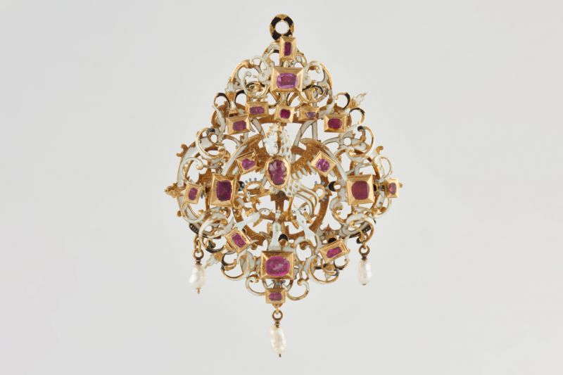 Násfa - pelikán-figurával, 17. század, Erdély