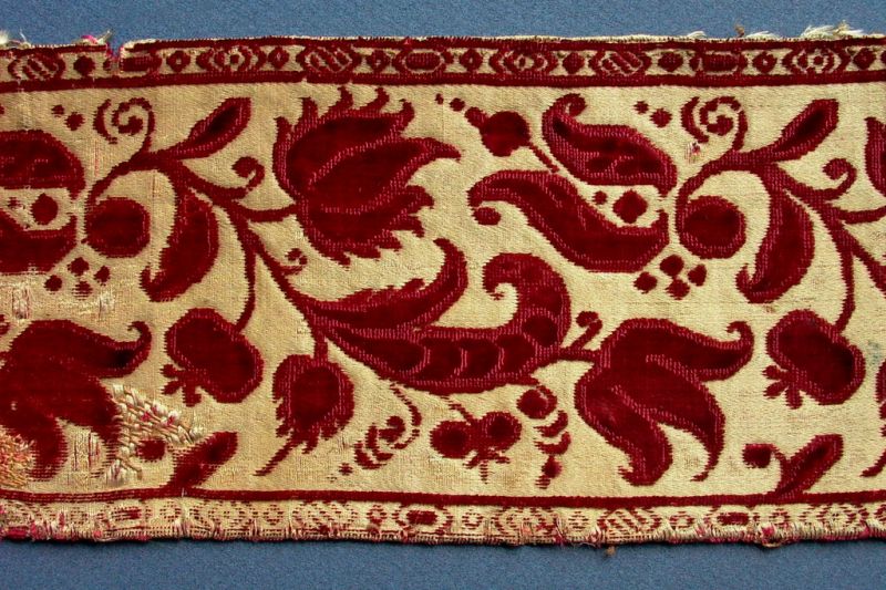 Szövettöredék, Velence, 16-17. század