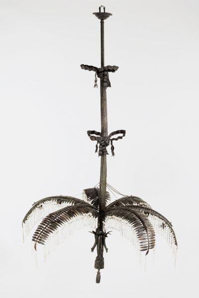 Csillár – pálmalevelekkel, 1904