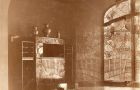 A tiszadobi Andrássy-kastély ebédlője, 1898 (a felvétel készítésének ideje 1912 körül), tervezte Rippl-Rónai József, ltsz. FLT 4924