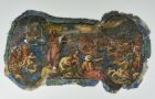 Restaurálás előtt: Átkelés a Vörös-tengeren (verso). Fotó: Iparművészeti Múzeum