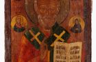 Ikon - Szent Miklós, Oroszország, 18. század 
