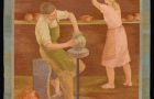 Falikárpit – Kerámiaműhely, Pintér Éva, 1956